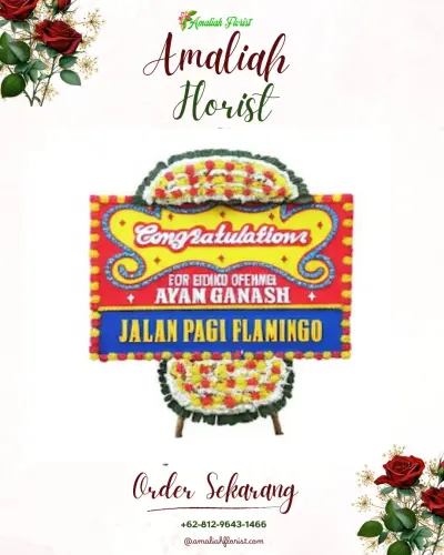 Bunga Papan Congratulation di Leuwibatu